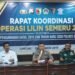 Dalam Rangka Kesiapan Pam Natal dan Tahun Baru 2020,Polres Gresik Gelar Rakor Ops Lilin Semeru 2019